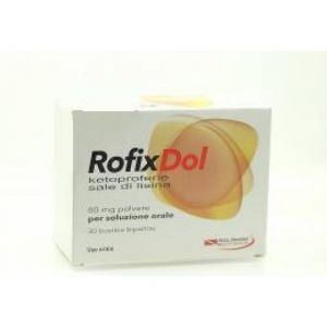 Rofixdol Pain Relief 40mg Ketoprofen Powder For Oral Solution 24 Sachets