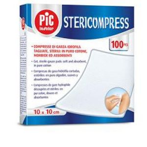 Pic Stericompress 25 Sterile Gauzes 15x15 Cm