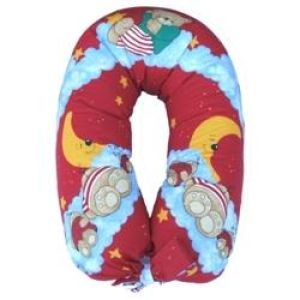 Red Bear Turtle Nursing Pillow