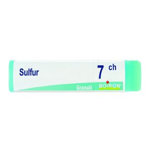 Sulfur  Boiron  Granuli 7 Ch Contenitore Monodose