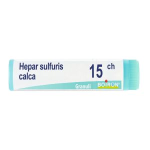 Hepar Sulfuris Calcareum  Boiron  Granuli 15 Ch Contenitore Monodose