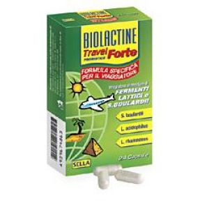 Sella Biolactine Travel Forte Food Supplement 24 Capsules