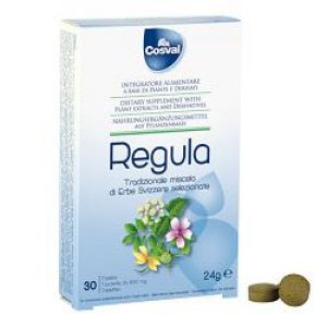 Cosval Regula Blend Of Swiss Herbs Food Supplement 30 Tablets