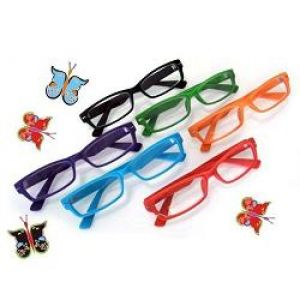 Rubber Glasses T-I see Gummy Red +2,00