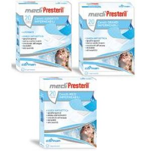 Medipresteril Waterproof Plaster 4 Assorted Formats 20 Pieces