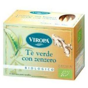Viropa Green Tea & Organic Ginger 15 Sachets