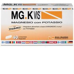 Pool Pharma Mgk Vis Magnesium With Potassium Food Supplement 40 Tablets
