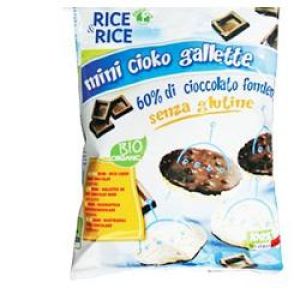 Rice&rice Mini Cioko Biscuits With Probios Dark Chocolate 60g