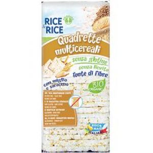 Rice&rice Probios Millet And Buckwheat Multigrain Squares 130g