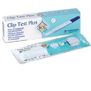 Clip test plus hcg pregnancy test stick 1 test
