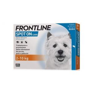 Frontline Combo Spot-On Solution Small Dogs 2-10 kg 4 Single-dose Pipettes