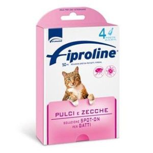 Fipralone 50mg Soluzione Spot-on per Gatti 4 Pipette