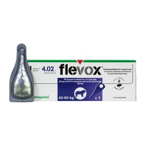 Flevox Spot-on Pesticide for Dogs 40-60 Kg 1 Pipette 4.02ml