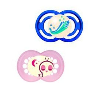 Mam Perfect Night Pacifier 6+ Months Neutral Silicone
