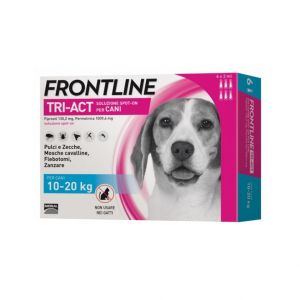 Frontline Tri-Act Spot-On Solution Dogs 10-20 kg 6 Single-dose Pipettes