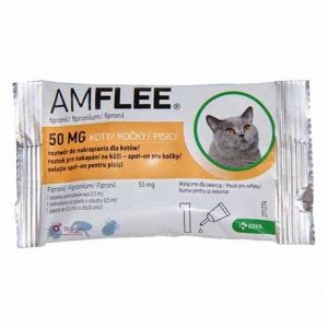 Amflee Spot-On Pesticide Cats 3 Pipettes