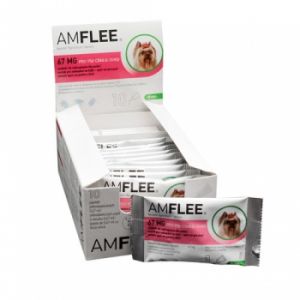 Amflee Spot On 3 Pipettes Of 67mg For Small Dogs From 2 To 10 Kg