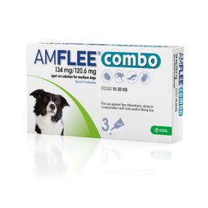 Amflee Combo Spot-on Solution 3 Pipettes 1,34ml