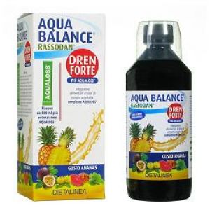 Aqua balance rassodan dren strong pineapple flavor 500 ml dietelinea + aqualoss 2,8 g