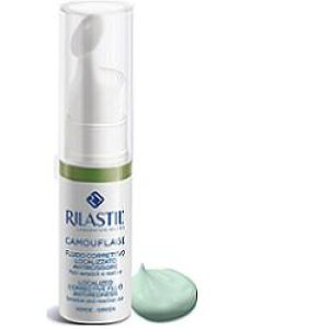 Rilastil camouflage localized anti-redness corrective fluid - green-green 5 ml