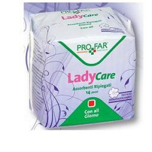 Ladycare sanitary pads day wings 14 pieces profar