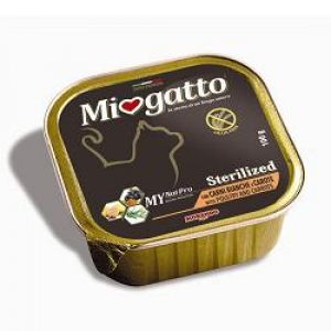 Morando Miogatto Sterilized Pate Meat Banks And Carrots Grain Free Single Portion 100g