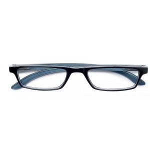 Twins Silver Trendy Preassembled Glasses Black/blue +3,00