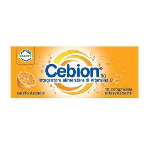 Cebion Effervescent Orange Vitamin C Supplement 10 Tablets