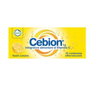 Cebion Effervescent Lemon Vitamin C Supplement 10 Tablets