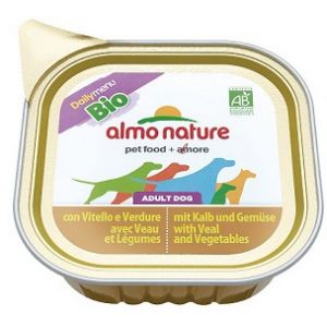 Almo Nature Daily Menu Bio Food For Dogs With Veal And Vegetables 100g