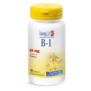 Longlife B1 50mg Food Supplement 100 Tablets