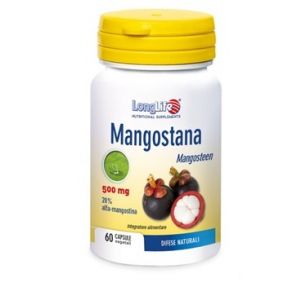 Longlife Mangosteen 500mg Food Supplement 60 Capsules