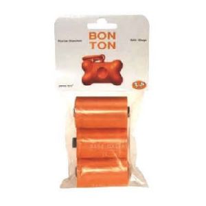 United Pets Refill Bon Ton Refills Orange Bags 3 Rolls