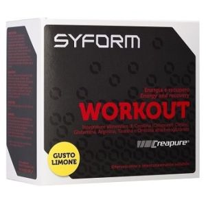 Syform Workout Lemon Food Supplement 10 Envelopes