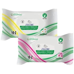 Sensure' Biodegradable Toilet Paper 10+2 Wipes With Ex