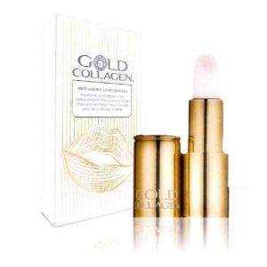 Gold collagen anti-ageing lip volume stick