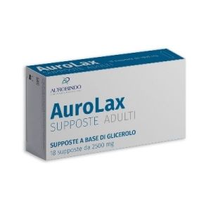 Aurolax Suppositories Adults 2500mg With Glycerol 18 Suppositories