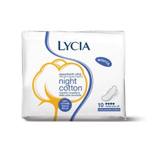 Lycia night cotton night wings 10 pieces