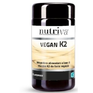 Nutriva Vegan K2 Supplement For Maintaining Strong Bones 30 Tablets