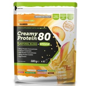 Named Creamy Protein 80 Mango Peach Food Supplement 500g