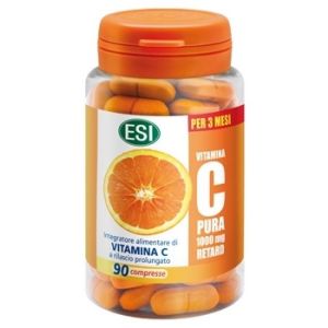 Esi Pure Vitamin C Retard Immune System Supplement 90 Tablets