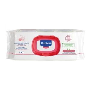 Mustela Soothing Cleansing Wipes For Changing 70 Pieces