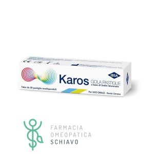 Karos Throat Lemon Flavor for Inflamed Throat 20 Lozenges