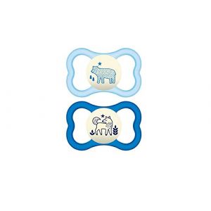 Mam Air Night Soother 16+ Months Double Neutral Silicone