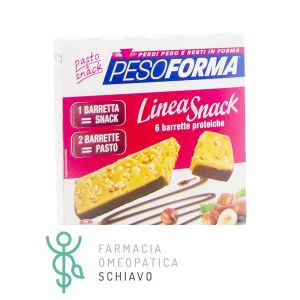 Pesoforma beactive vanilla flavored bars with hazelnuts and chocolate 6 pieces