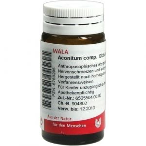 Wala Aconitum Compositum Homeopathic Medicine Globuli 20 g single dose