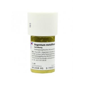 Weleda Argentum Metallicum Preparatum D30 Homeopathic Medicinal Powder 20 g