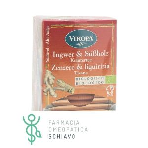 Viropa Ginger & Licorice Organic Herbal Tea 15 Sachets