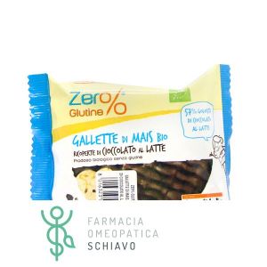 Fior di Loto Zero% Gluten Corn Cakes and Bio Milk Chocolate 32 g