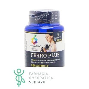 Optima Colors of Life Ferro Plus With Acerola Immune Defense Supplement 60 Tablets